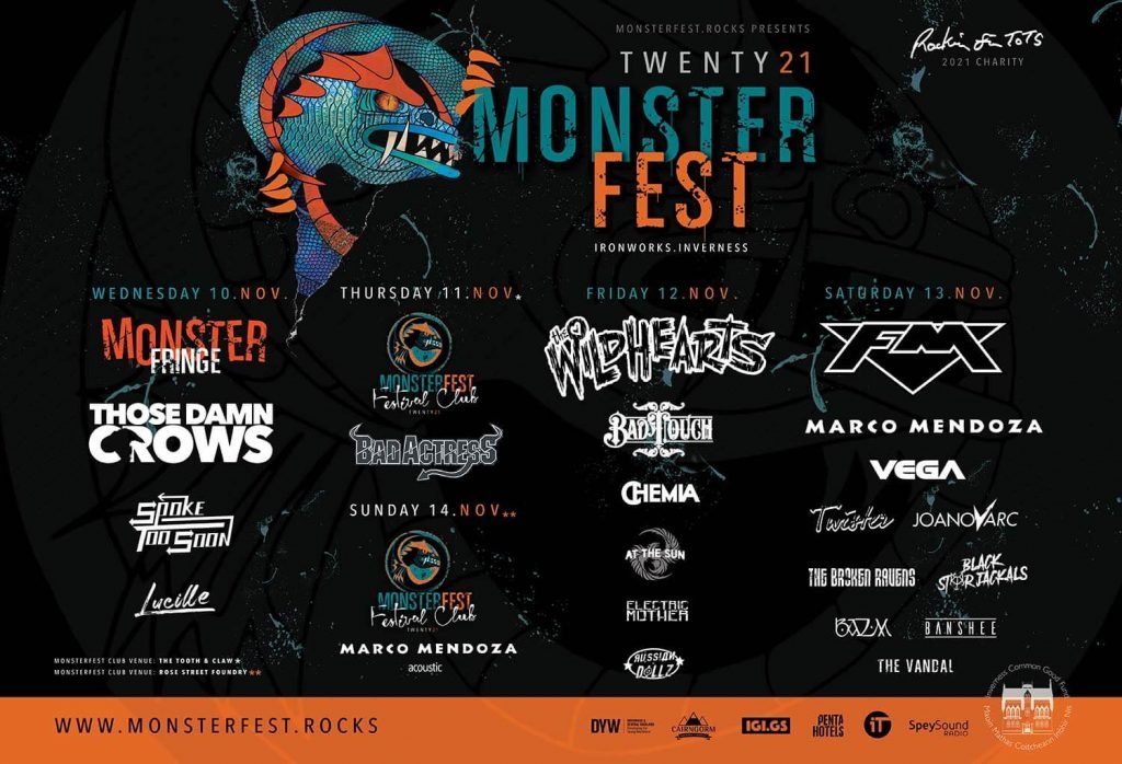 Monsterfest 2021 Lineup